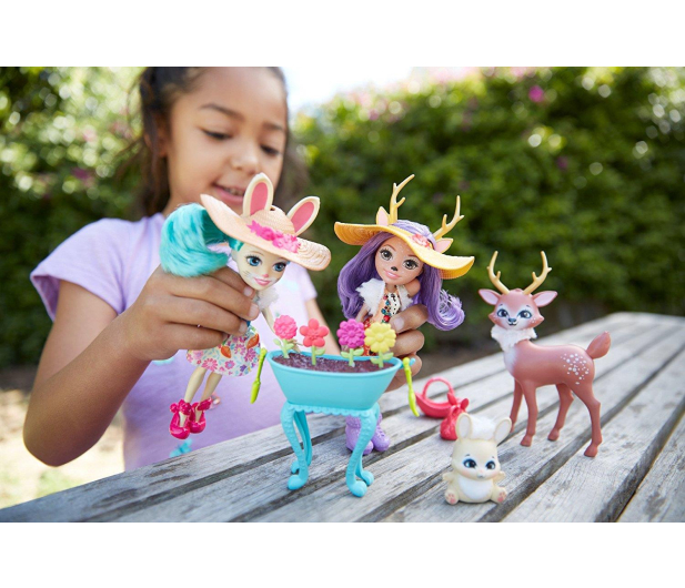 Mattel Enchantimals Dwupak Lalki ze Zwierzątkami - 380033 - zdjęcie 6